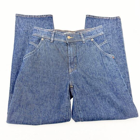 Madewell The Perfect Vintage Straight Jean Dark Wash Denim Size 26 MINT - Picture 4 of 10